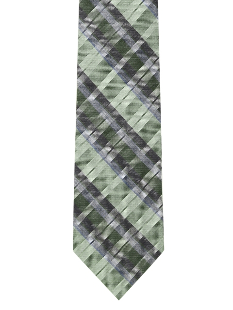 

Calvin Klein Jeans Men Green Checked Broad Tie