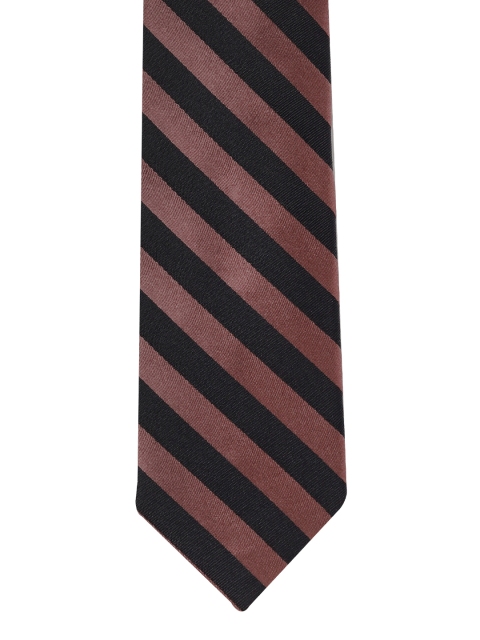 

Calvin Klein Jeans Men Rose & Navy Blue Striped Broad Tie