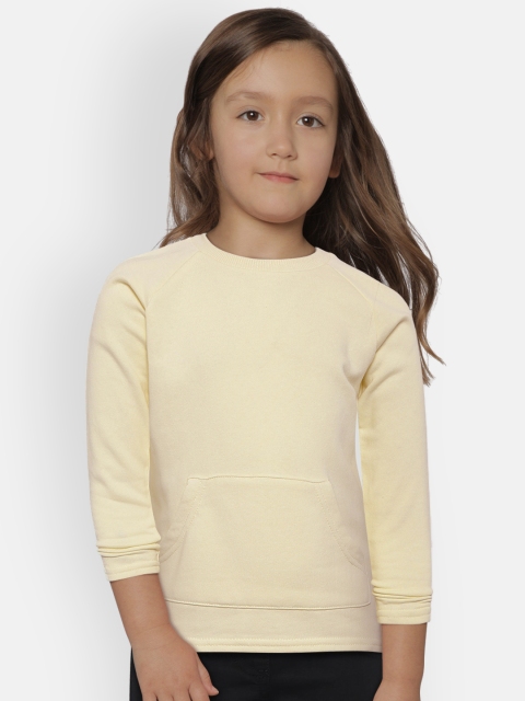 

Fox Girls Beige Solid Sweatshirt