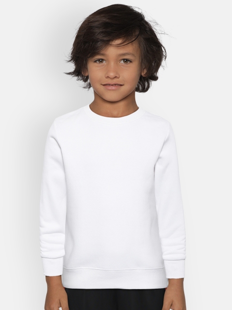 

Fox Boys White Solid Sweatshirt