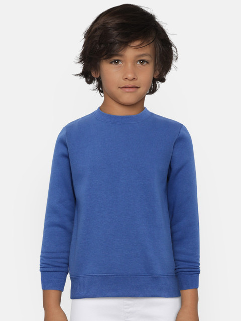 

Fox Boys Blue Solid Sweatshirt