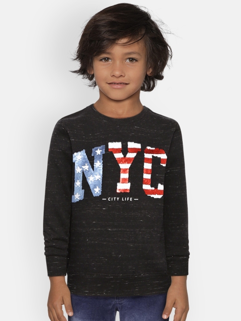 

Fox Boys Black Flip Sequinned Hooded Sweatshirt