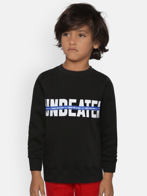 

Fox Boys Black Printed Sweatshirt
