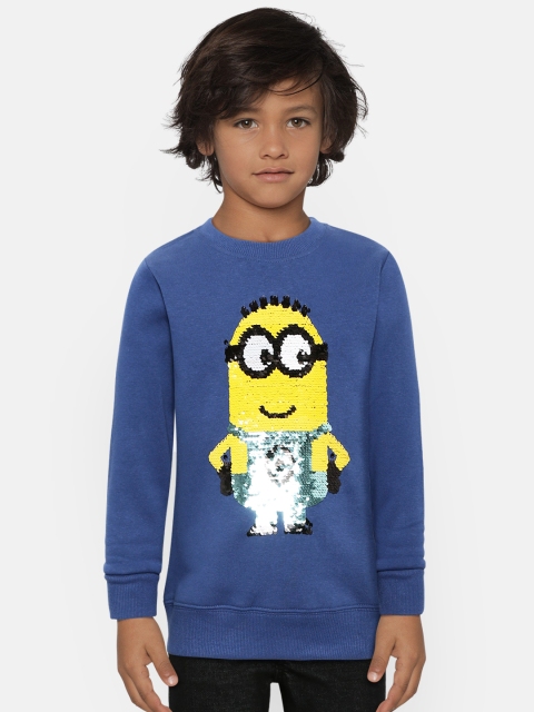 

Fox Boys Blue Flip Sequinned Sweatshirt