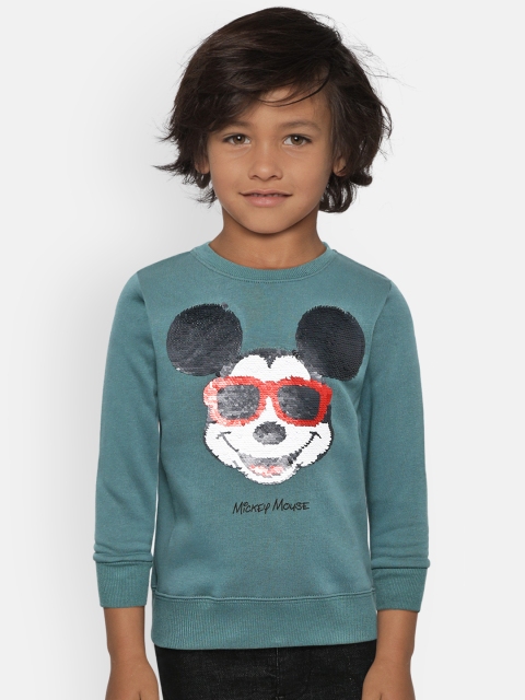 

Fox Boys Green Flip Sequinned Sweatshirt