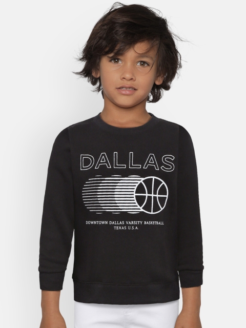 

Fox Boys Black Printed Sweatshirt