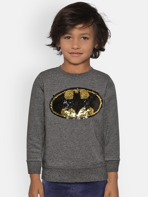 

Fox Boys Charcoal Grey Flip Sequinned Sweatshirt