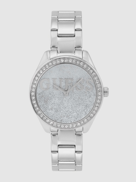

GUESS Women Silver-Toned Analogue Watch W0987L1