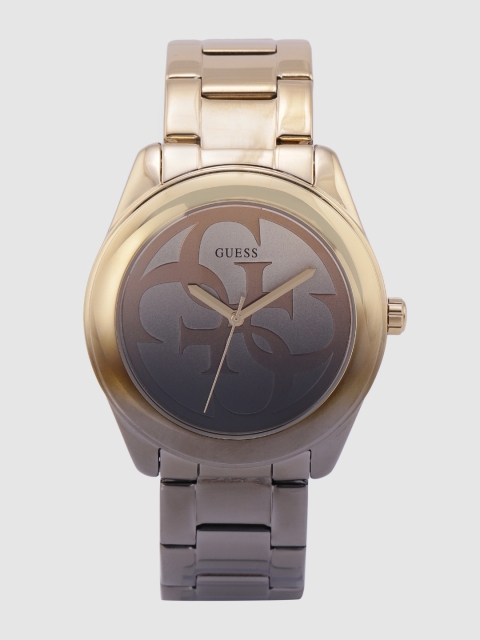 

GUESS Women Grey & Gold-Toned Ombre Effect Analogue Watch W1284L1