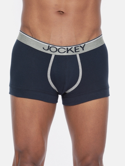 

Jockey Men Navy Blue Solid Trunk 8015-0105