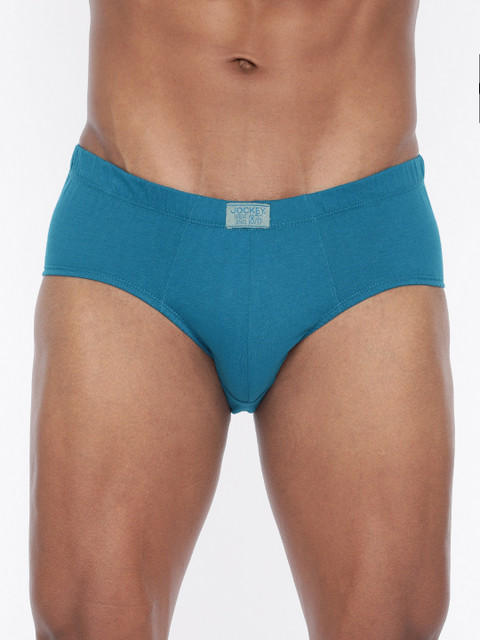 

Jockey Men Navy Blue Solid PocoT Briefs 8035-0105