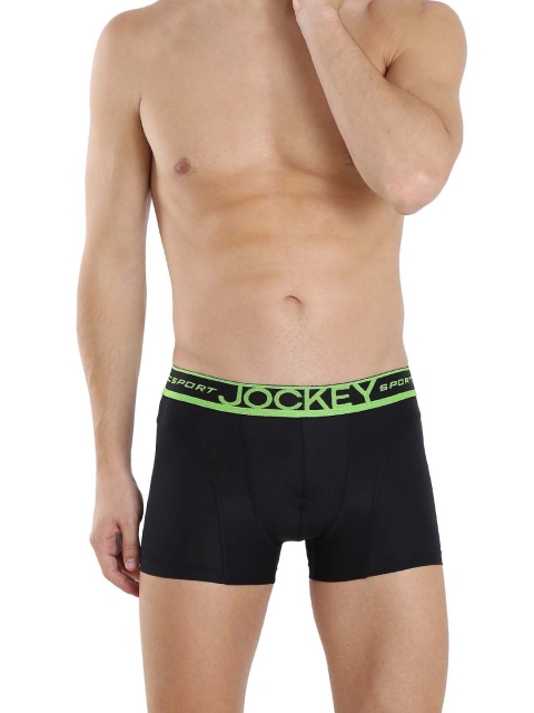 

Jockey Men Black Solid Trunks SP56-0103