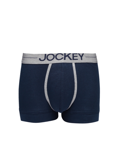 

Jockey Men Navy Blue Solid Trunks 8015-0105