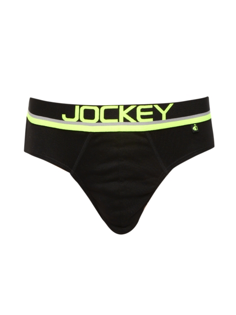 

Jockey Men Black Solid Basic Briefs FP02-0105