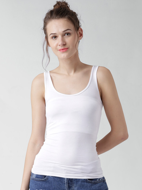 

FOREVER 21 White Tank Top