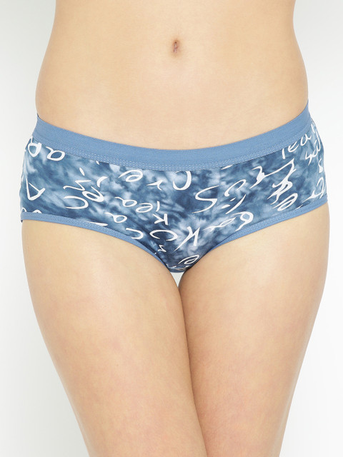 

Leading Lady Women Blue & White Printed Hipster Briefs