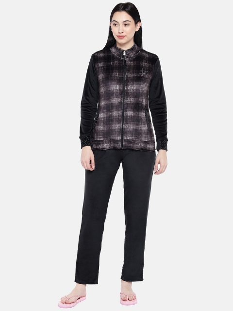 

Sweet Dreams Women Black & Grey Night Suit 8905017325448