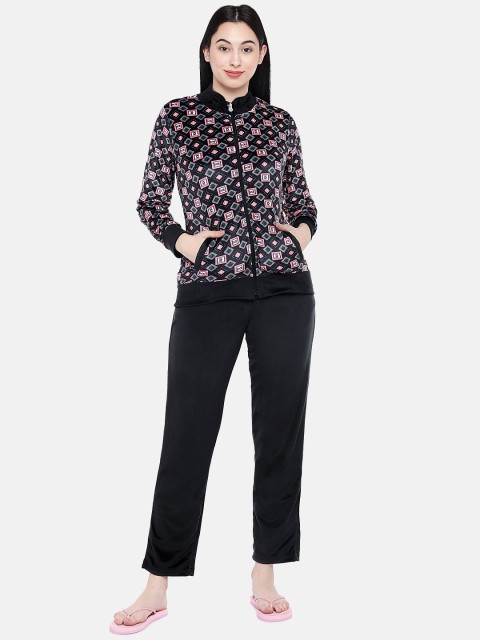 

Sweet Dreams Women Black & Red Night Suit 8905017336185