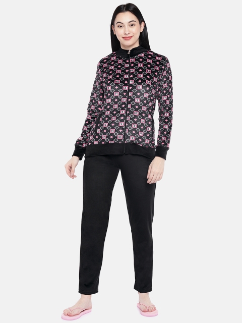 

Sweet Dreams Women Black & Red Night Suit 8905017336192