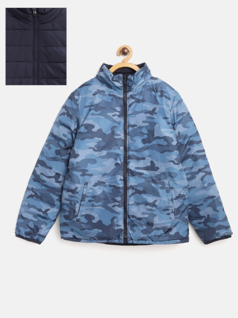 

GAP Boys Reversible Jacket, Navy blue