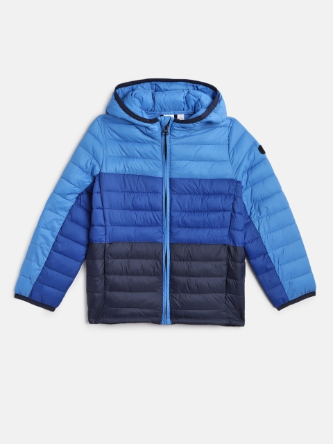 

GAP Boys Blue Solid Windcheater Puffer Jacket