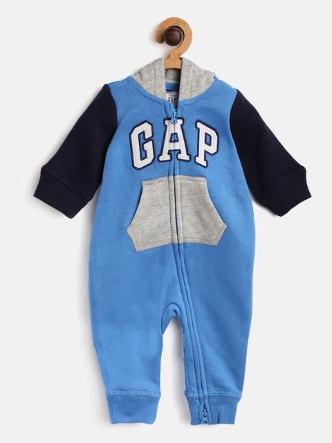 

GAP Boys Logo Hoodie One-Piece, Blue