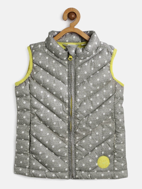 

GAP Girls Grey Printed Windcheater Puffer Jacket