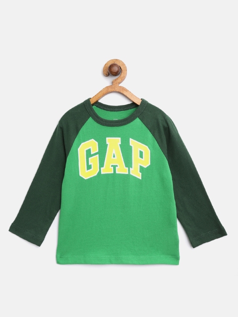 

GAP Boys Logo Raglan T-shirt, Green