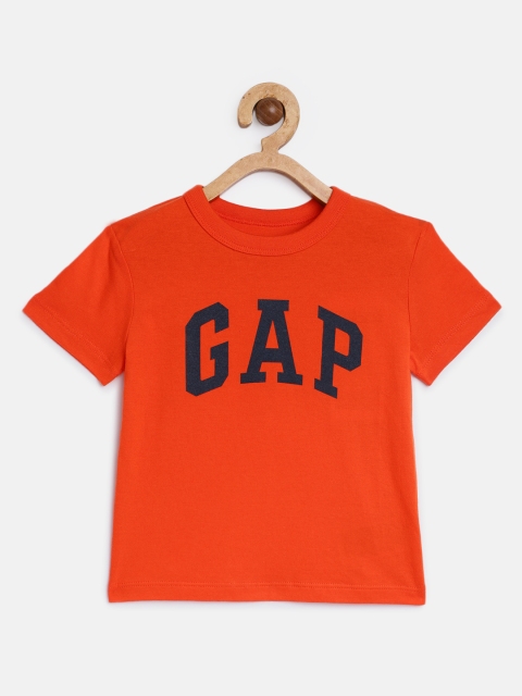 

GAP Baby Boy's Orange Logo T-Shirt
