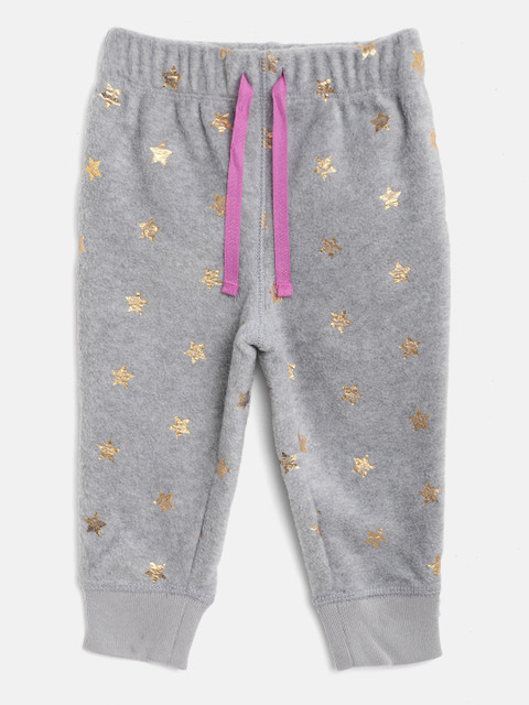 

GAP Baby Girl's Fleece Pull-On Pants, Grey