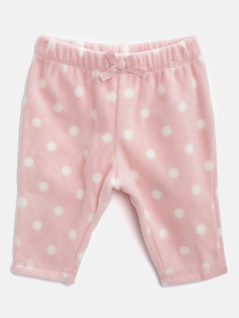 

GAP Baby Girls Print Fleece Pull-On Pants, Pink
