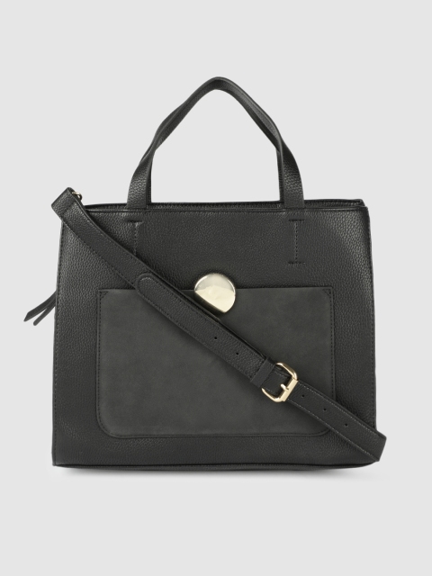 

Vero Moda Black Solid Handheld Bag