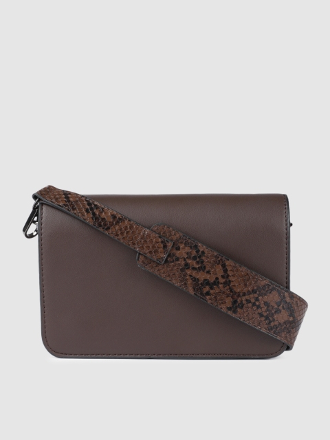 

Vero Moda Brown Solid Sling Bag