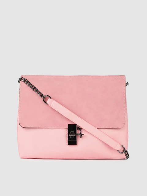 

Vero Moda Pink Textured Sling Bag