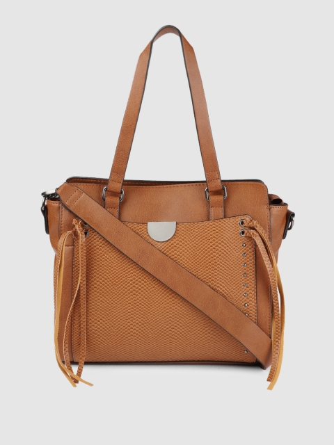 

Vero Moda Brown Solid Handheld Bag