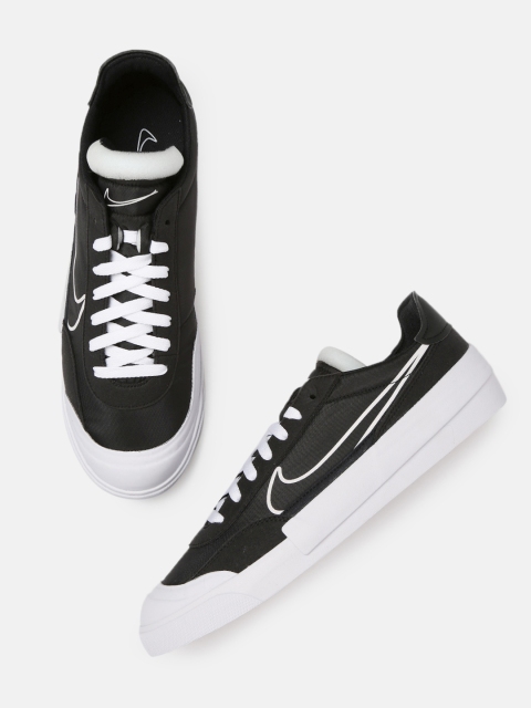 

Nike Men Black Solid DROP-TYPE HBR Sneakers