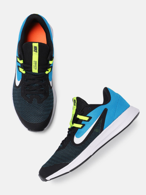 

Nike Kids Black & Blue DOWNSHIFTER 9 (GS) Running Shoes
