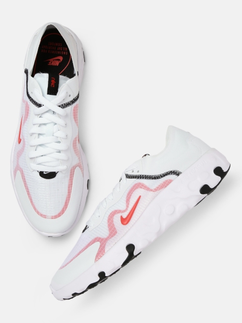 

Nike Men White Renew Lucent Sneakers
