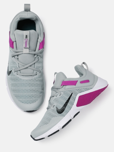 

Nike Women Grey & Purple LEGEND ESSENTIAL Training Shoes