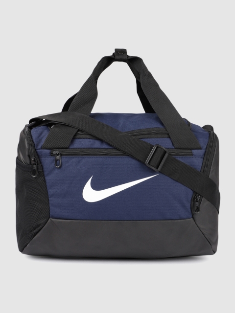 

Nike Unisex Blue & Black Brasilia Duffel Bag