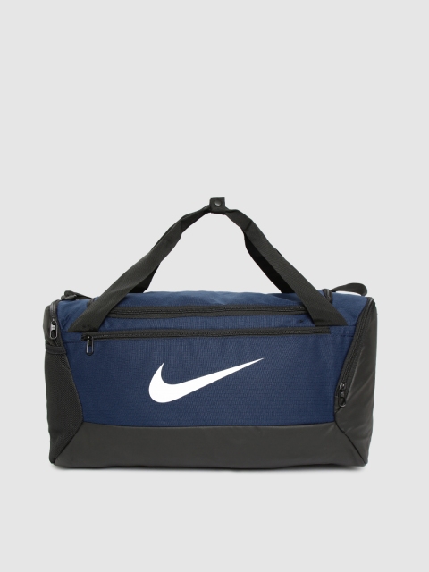 

Nike Unisex Blue & Black Brasilia Duffel Bag