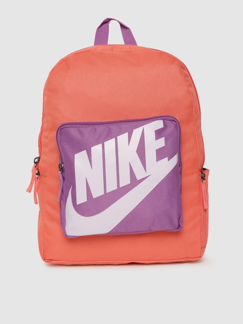 

Nike Unisex Orange & Purple Brand Logo Printed CLASSIC Backpack