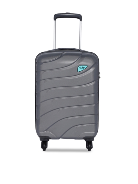 

SKYBAGS Grey Solid HI-VOL Hard-Sided Cabin Trolley Suitcase