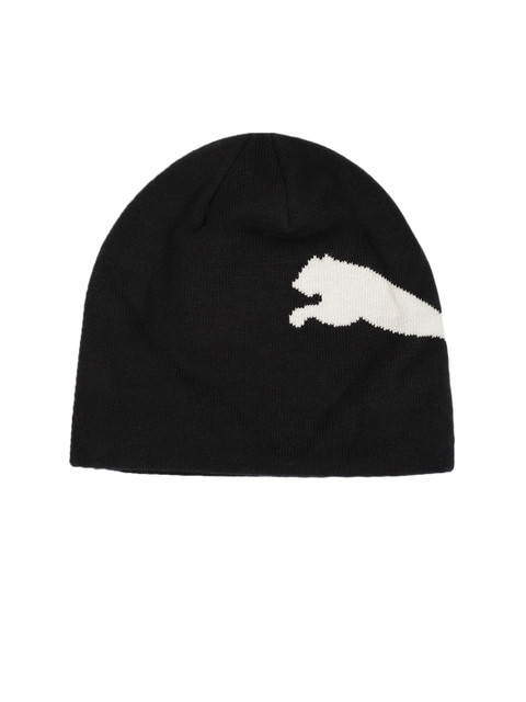 

Puma Unisex Black Self Design Beanie