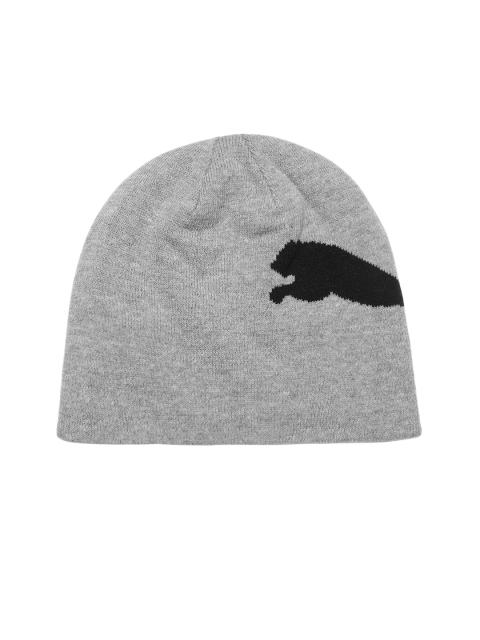 

Puma Unisex Grey Printed Beanie
