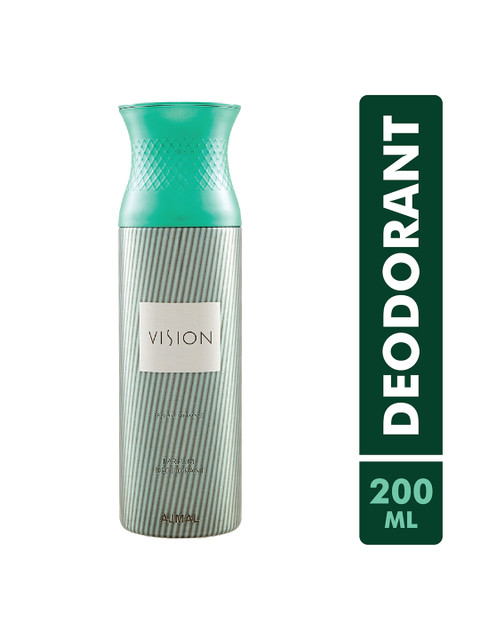 

Ajmal Men Vision Perfume Deodorant 200ml, Green