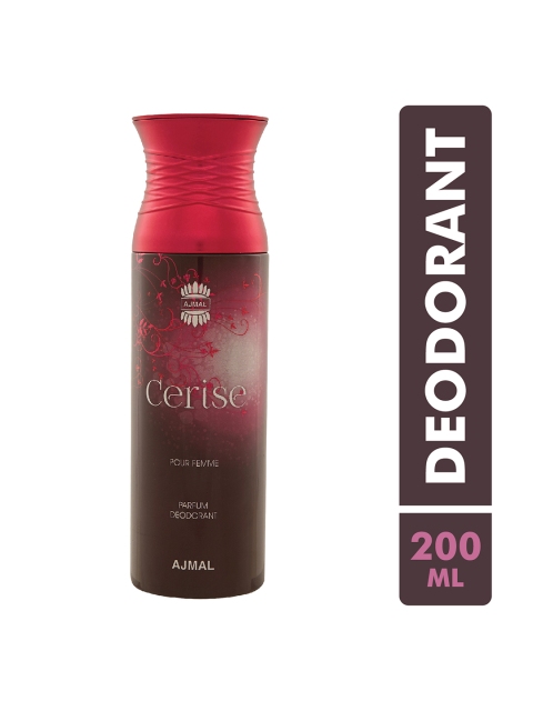 

Ajmal Women Cerise Perfume Deodorant 200ml, Red