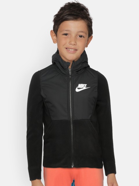 

Nike Boys Black Solid NSW Sporty Jacket