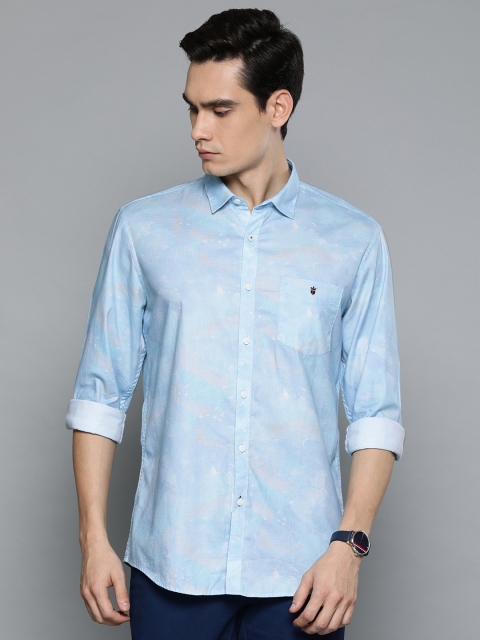 

Louis Philippe Sport Men Blue Slim Fit Printed Casual Shirt