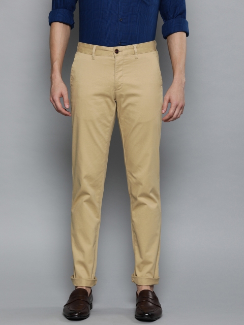 

Louis Philippe Sport Men Khaki Slim Fit Solid Regular Smart Casual Trousers